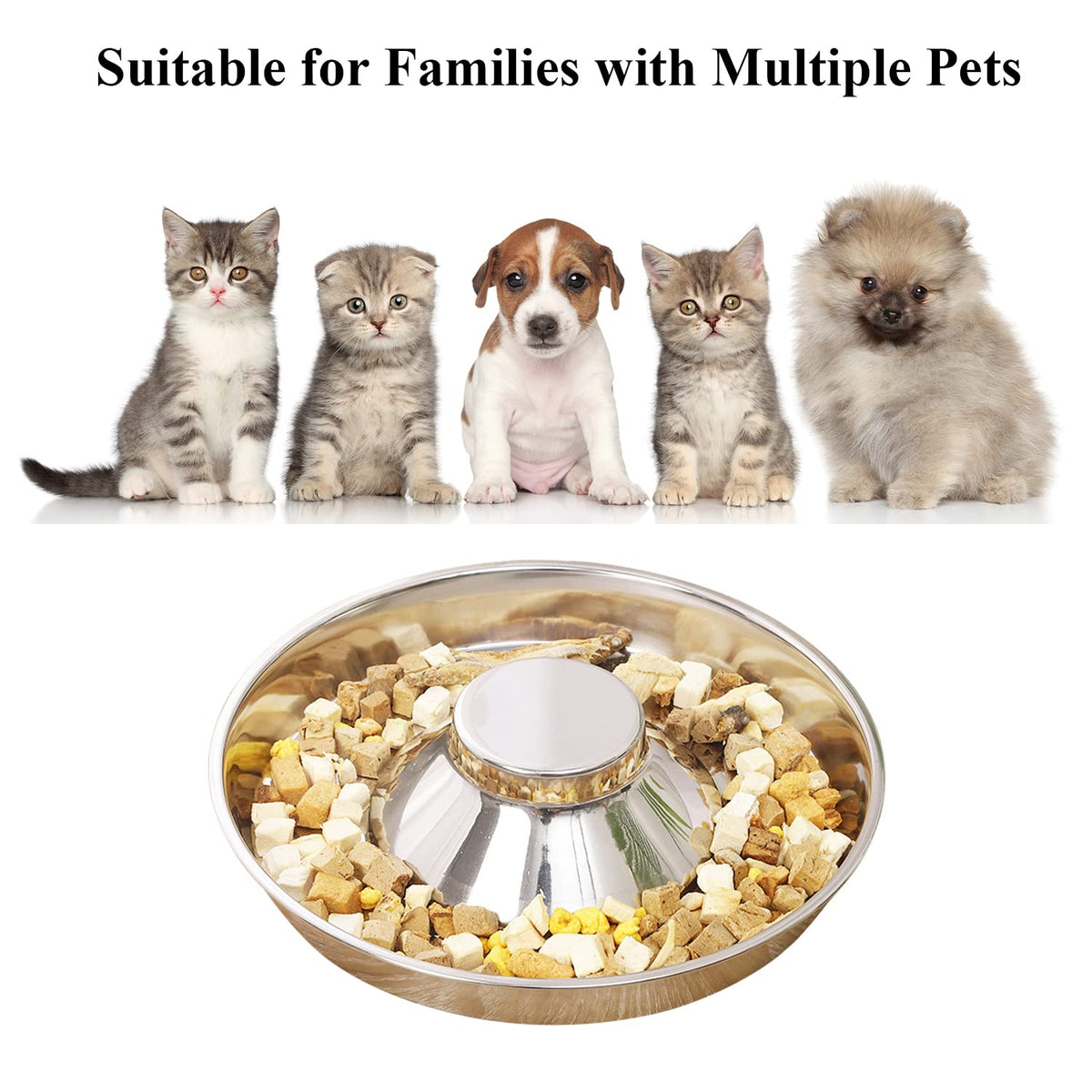 Stainless Steel Pet Bowl A63374