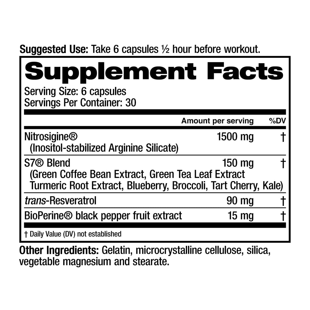 Nitric Oxide Supplements (1-Pack) E4345