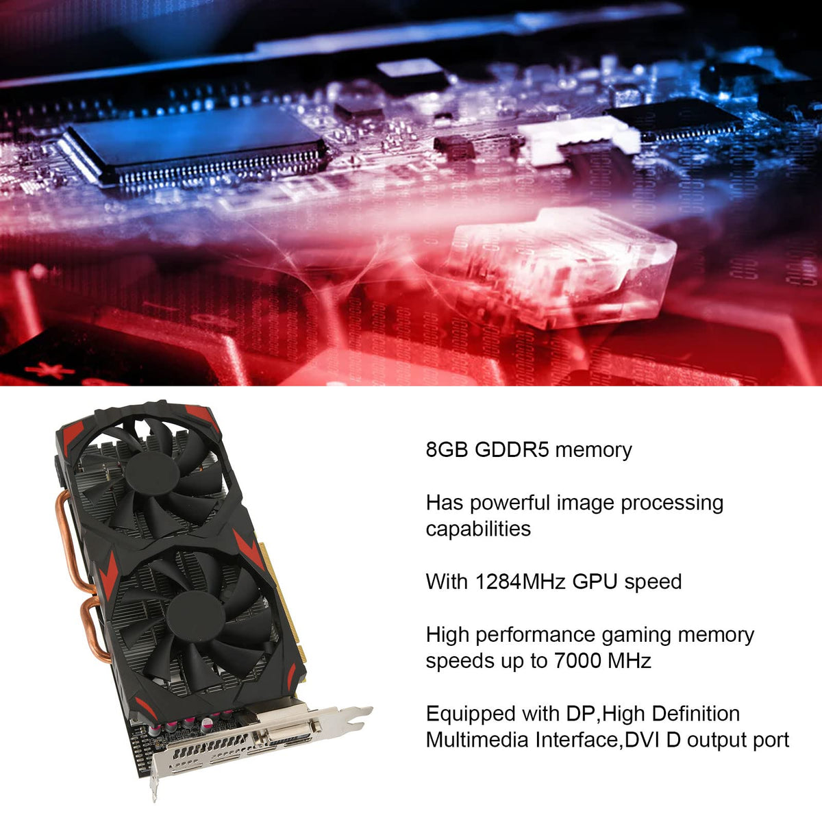 8GB GDDR5 256 Bit Gaming Graphics Card M173190
