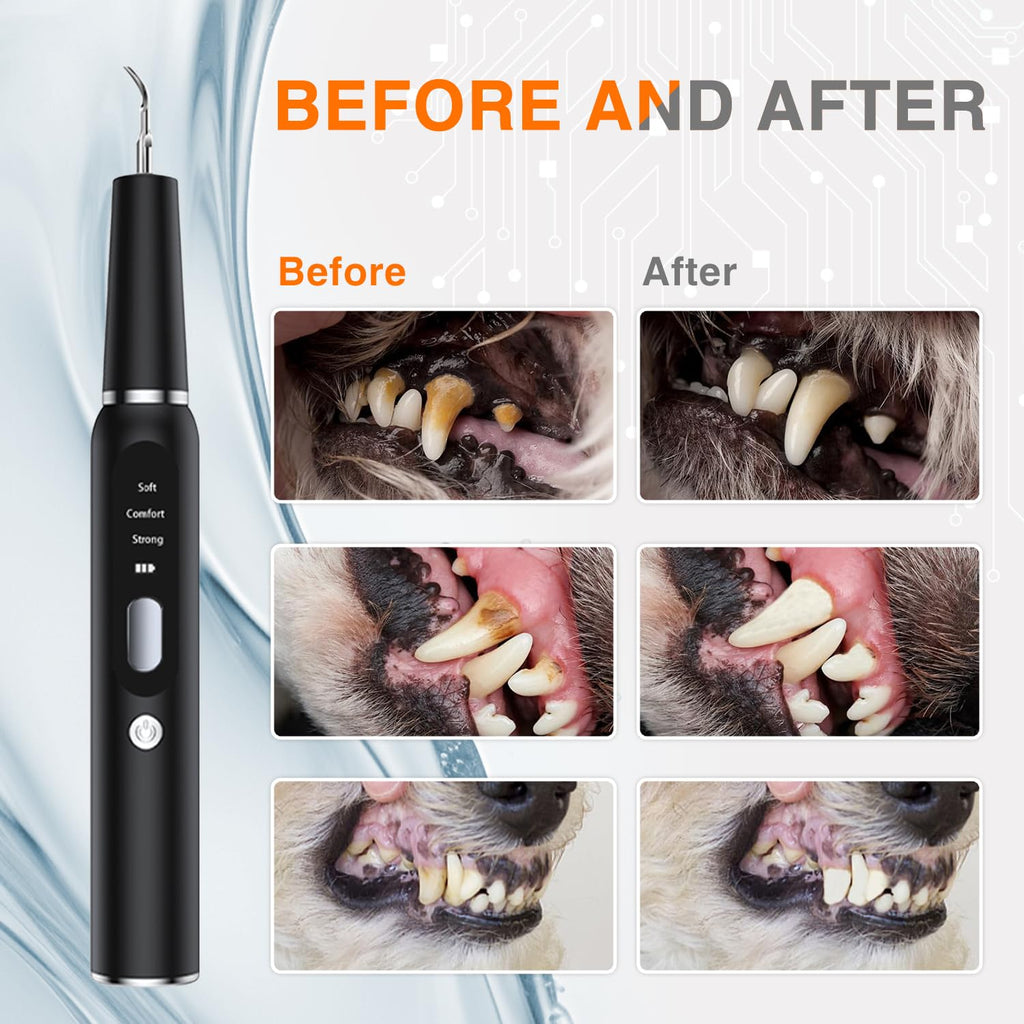 Ultrasonic Dog Plaque Remover with LED Light Y68925