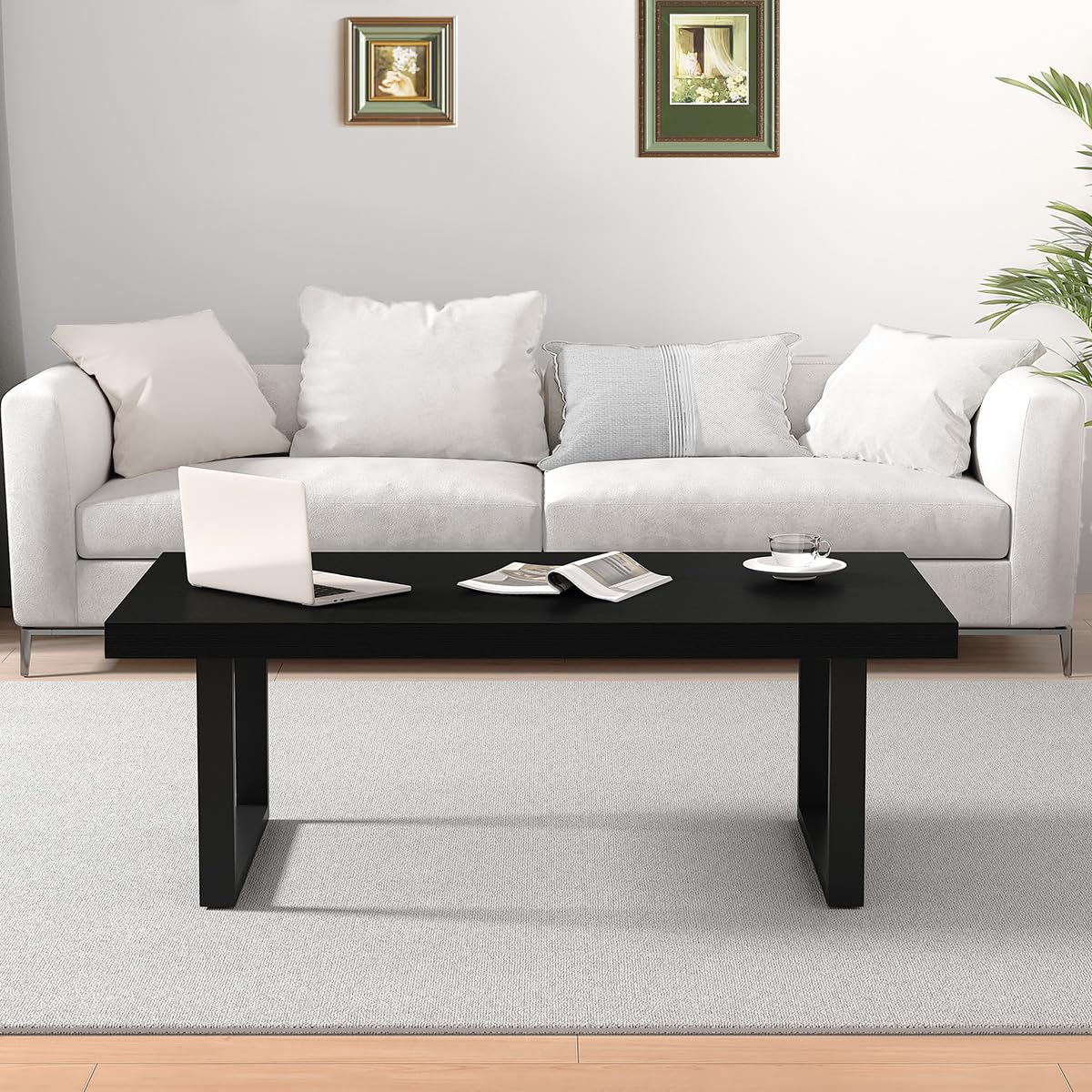 Black Wood Coffee Table E401