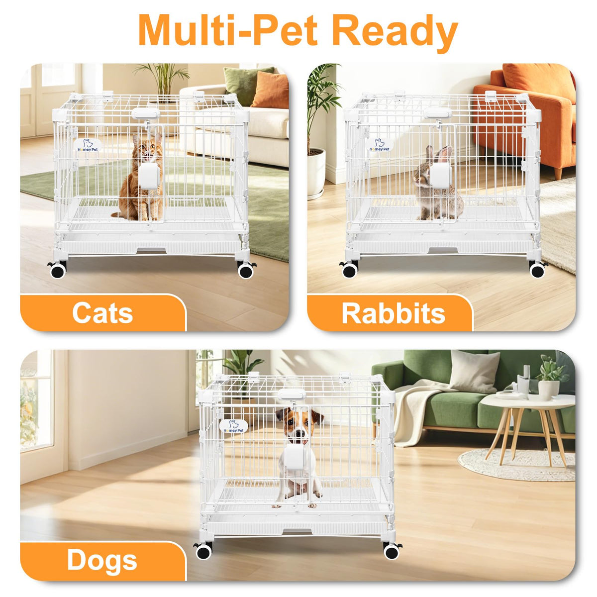 24 Inch White Puppy Crate R791912