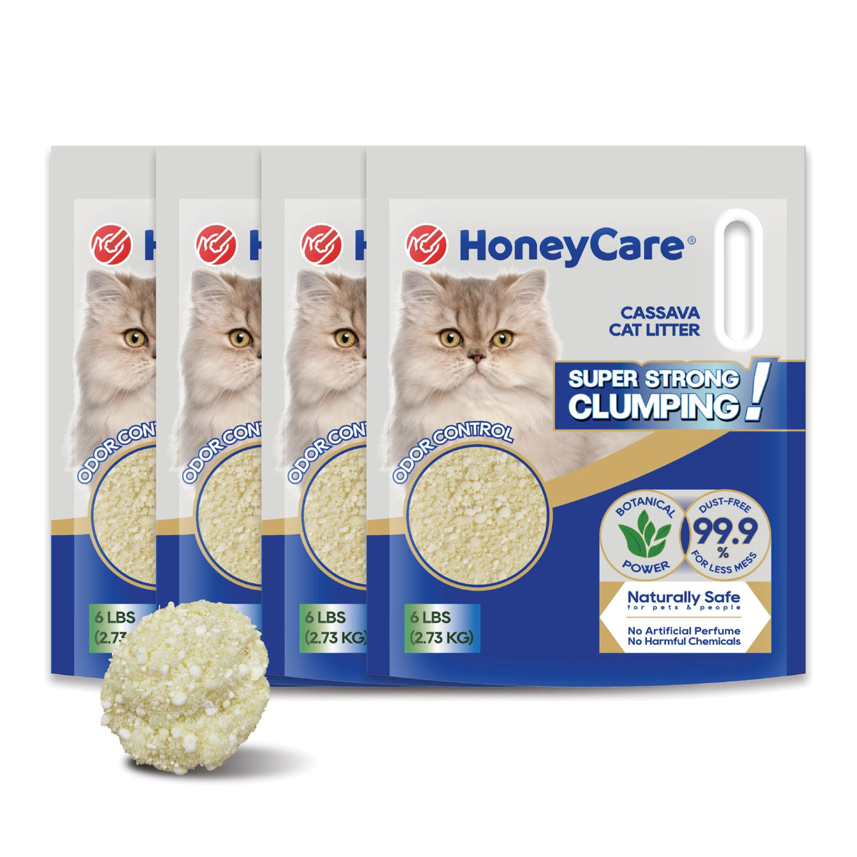 Cassava Cat Litter Quick Clumping Low Dust 24-lbs Value Pack E81488