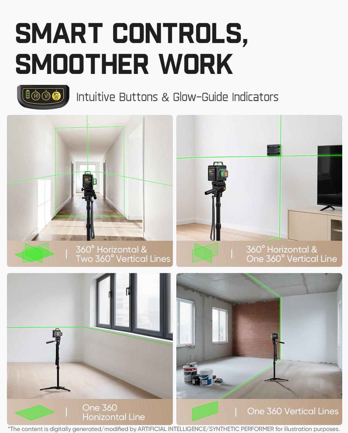 Laser Level 3x360° 16 Lines Self-Leveling K259836