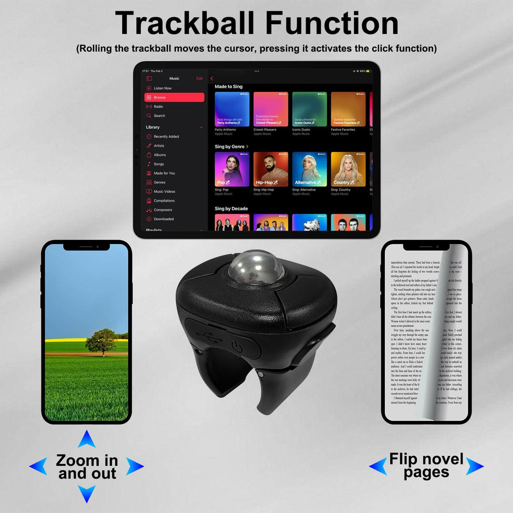 Wireless Trackball Mouse Z782