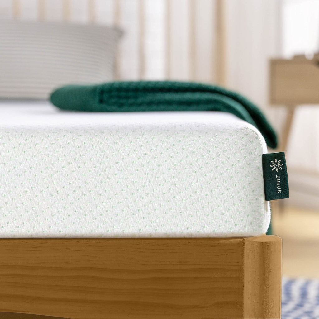 5 Inch Memory Foam Mattress, Twin, Medium Firmness, White K9982