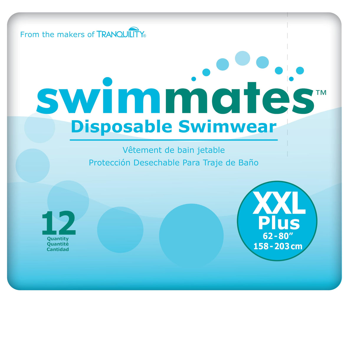 Disposable Adult Swim Diapers 2XL 12 Ct G359582
