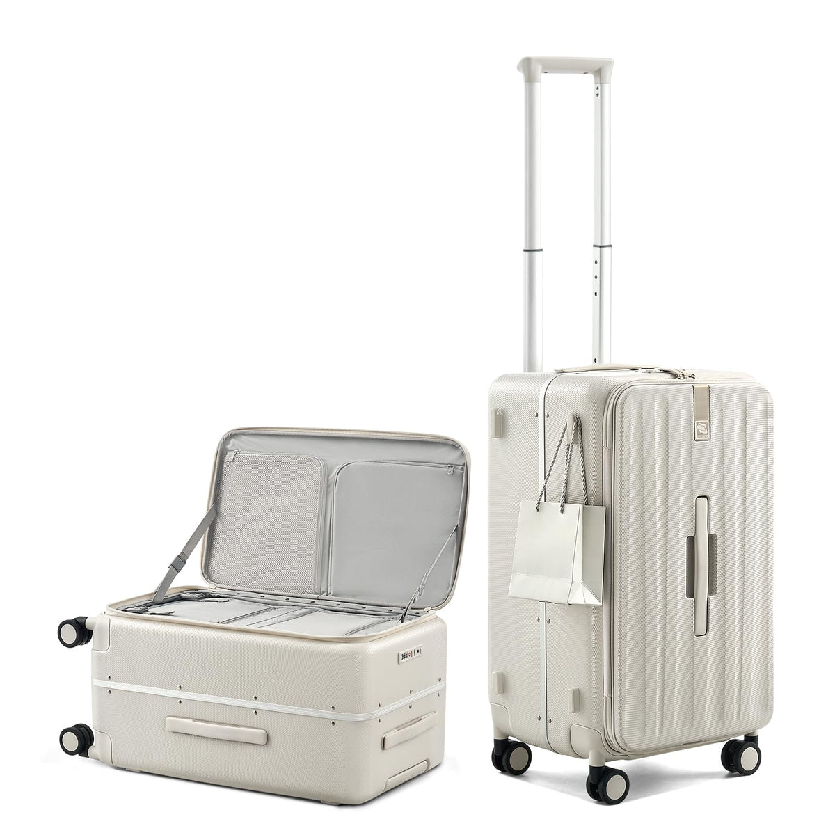 20 Inch Aluminum Frame Hard Shell Carry On Luggage with Wheels X65363