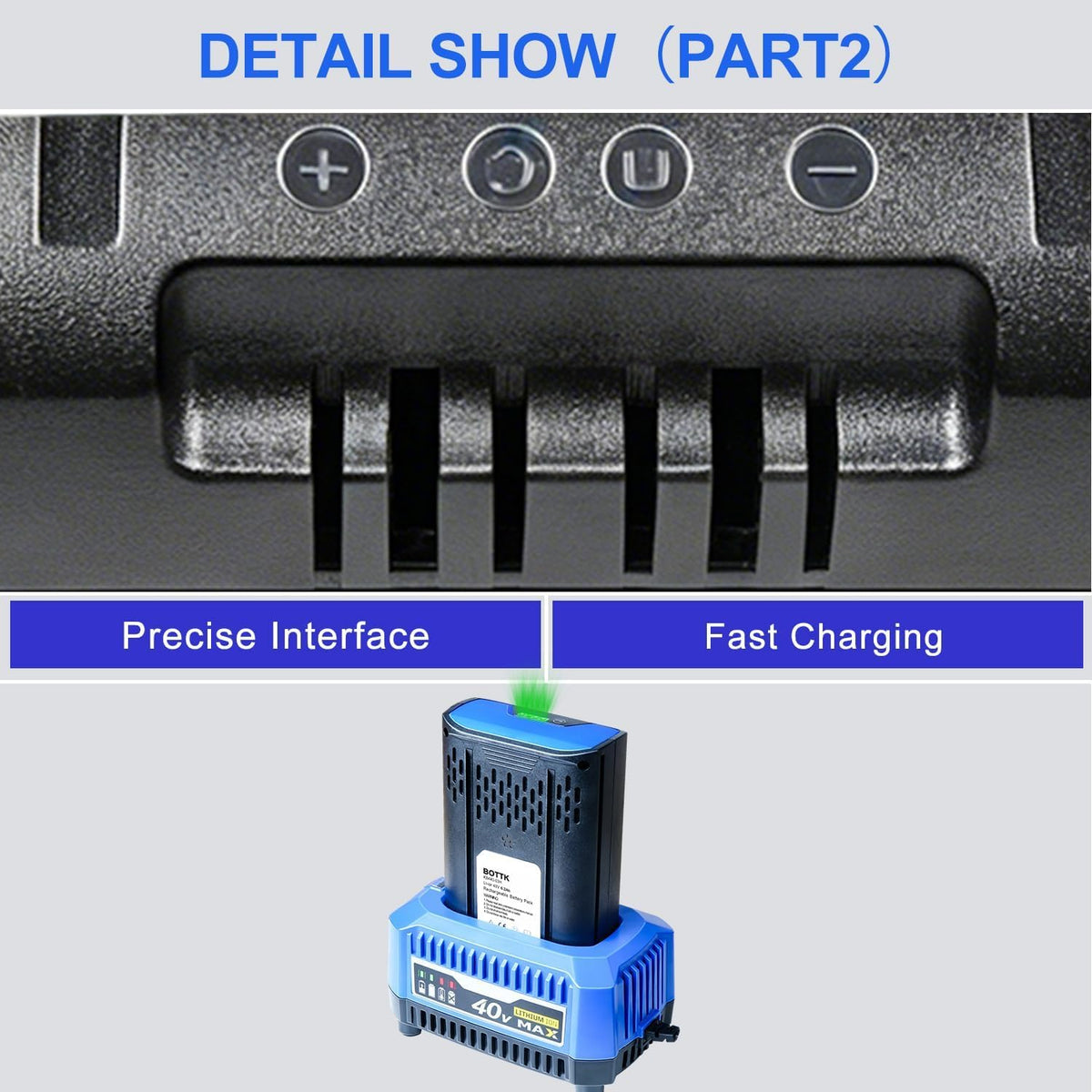 6200mAh Replacement 40V Battery F1510
