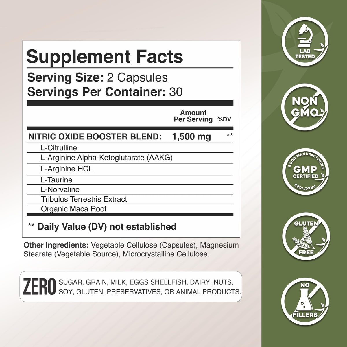 L Arginine Capsules with Amino Acid and Maca Root R728795