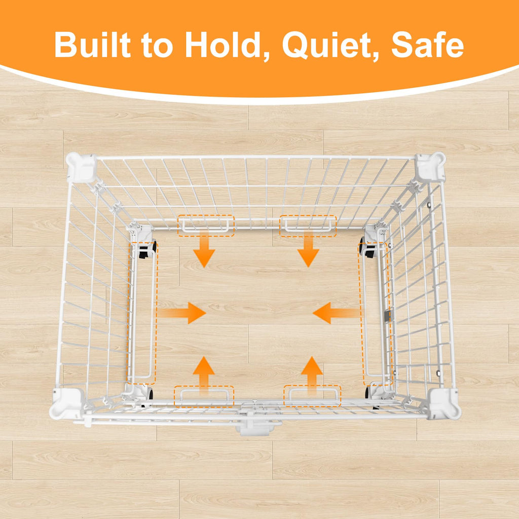 24 Inch White Puppy Crate R791912