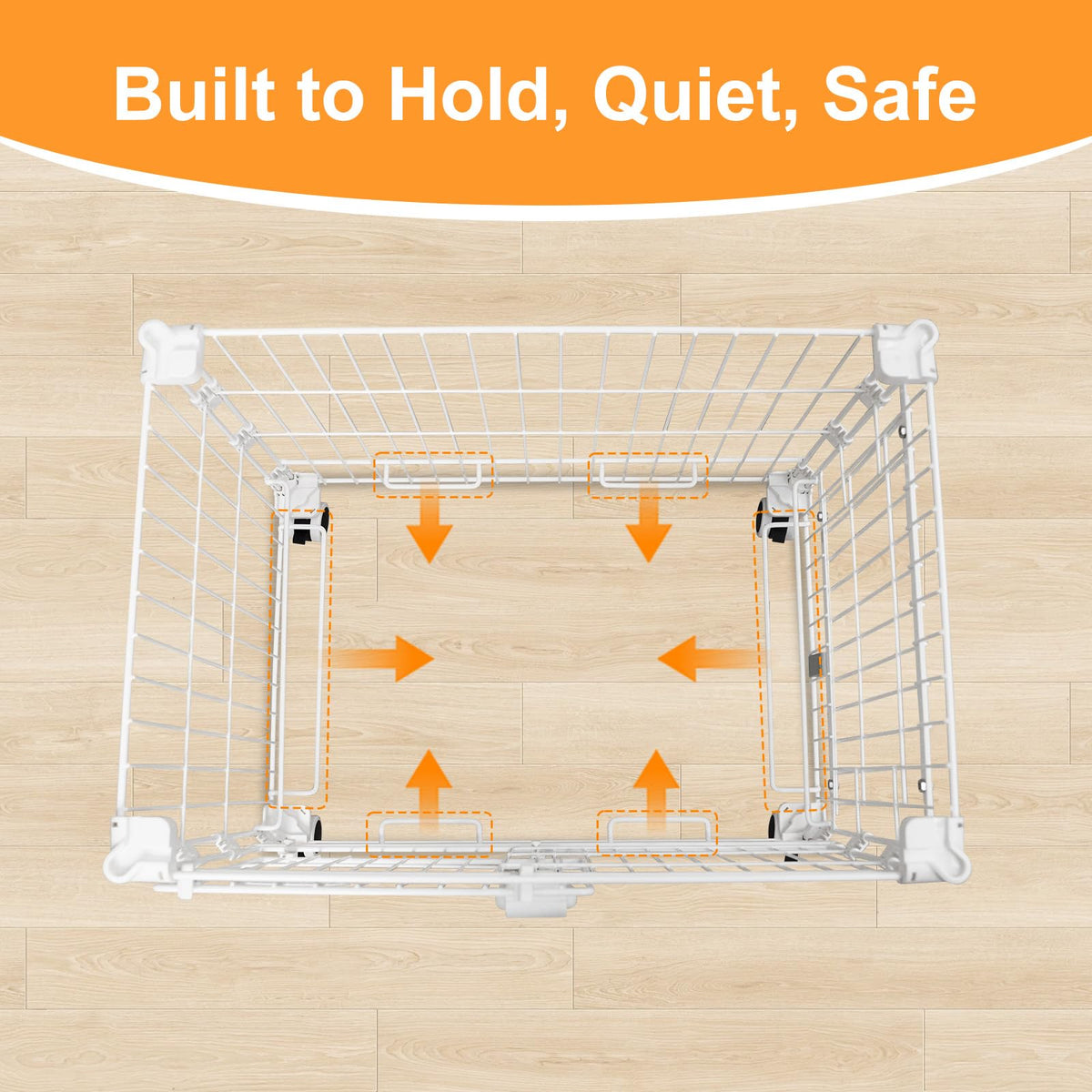 24 Inch White Puppy Crate R791912