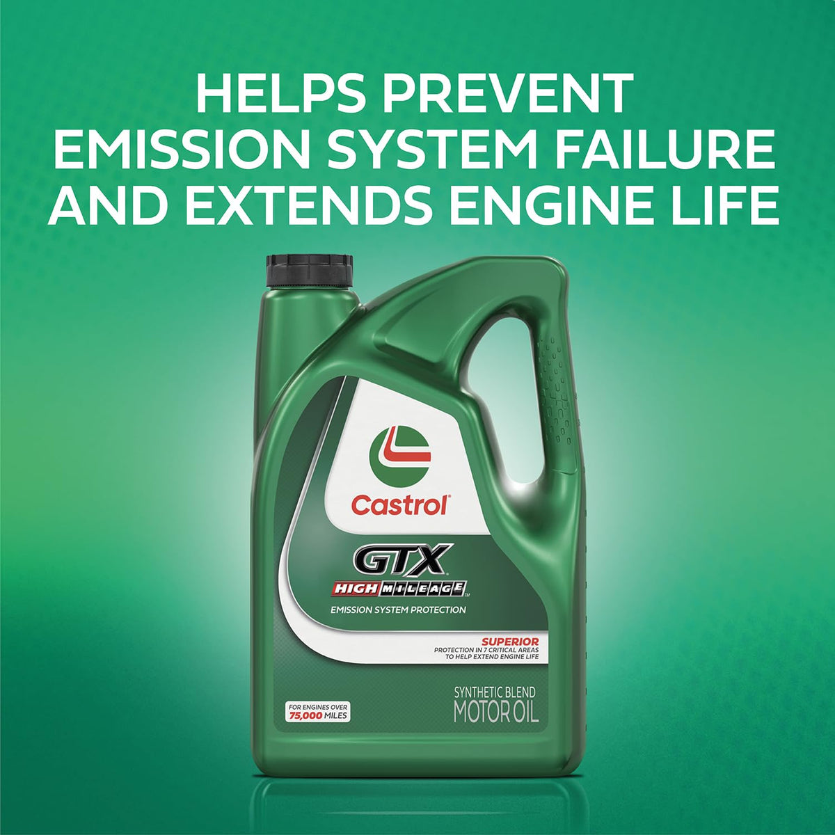 10W-30 Synthetic Blend Motor Oil, 5 Quarts C4555