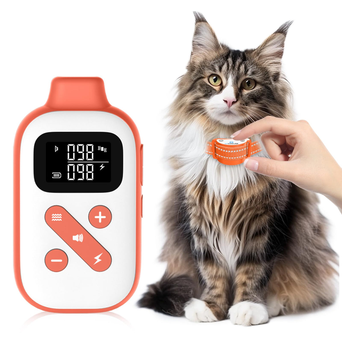 Lightweight Waterproof Cat Training Collar with Remote Z276427