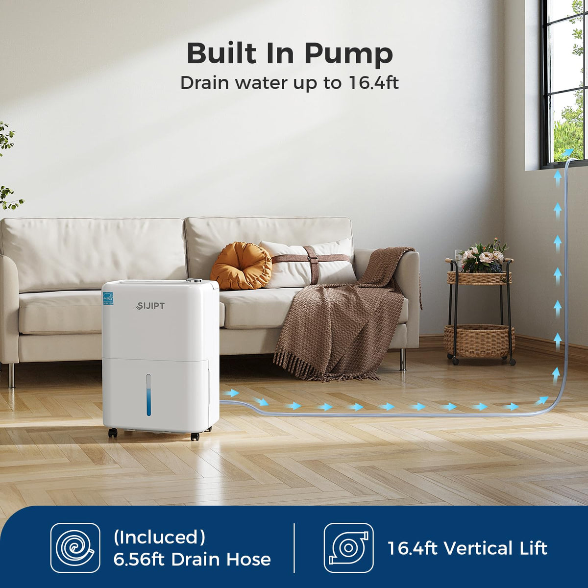 80 Pints Dehumidifier with Pump Q638