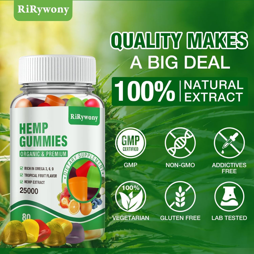 Hemp Gummies 3 Packs 240 Counts K383042