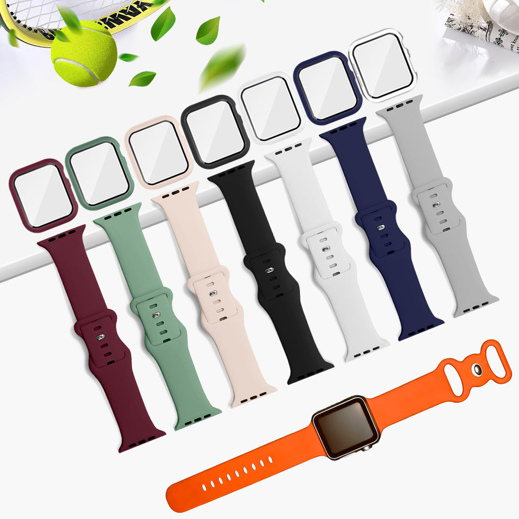8 Pack Watch Screen Protector Silicone Band I830866