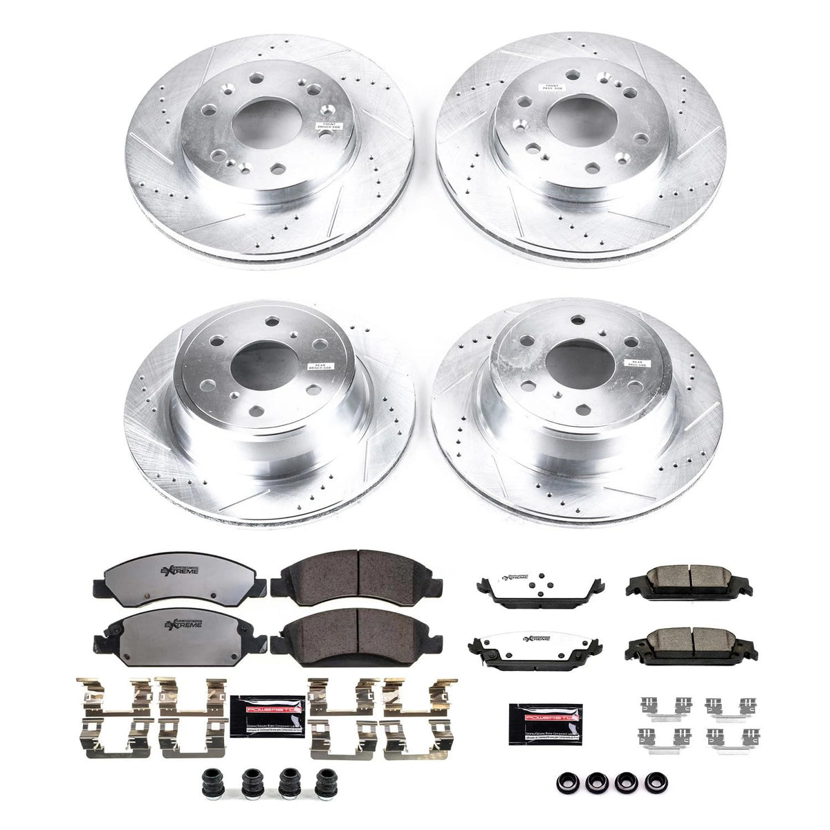 Front & Rear Brake Pad & Rotor Kit F697929