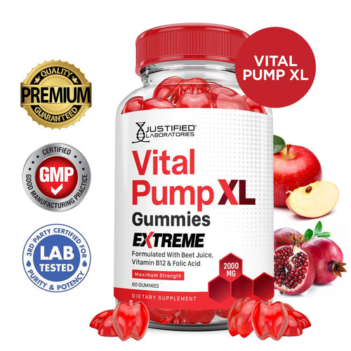 2000MG Beet Juice ACV Pomegranate B12 Vegan Non GMO Gummies D34211