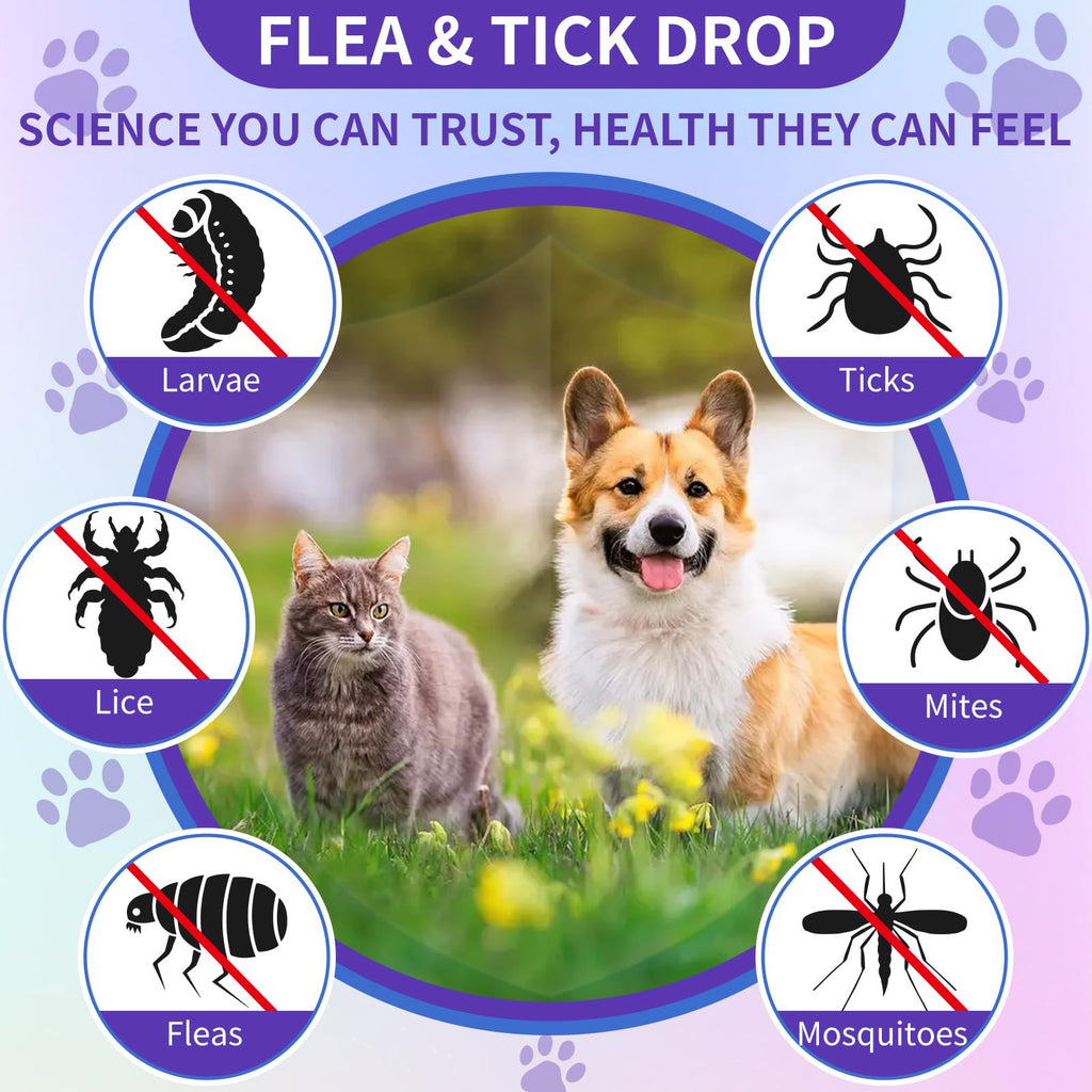 Flea and Tick Prevention Support with Multivitamin 60ml H852743