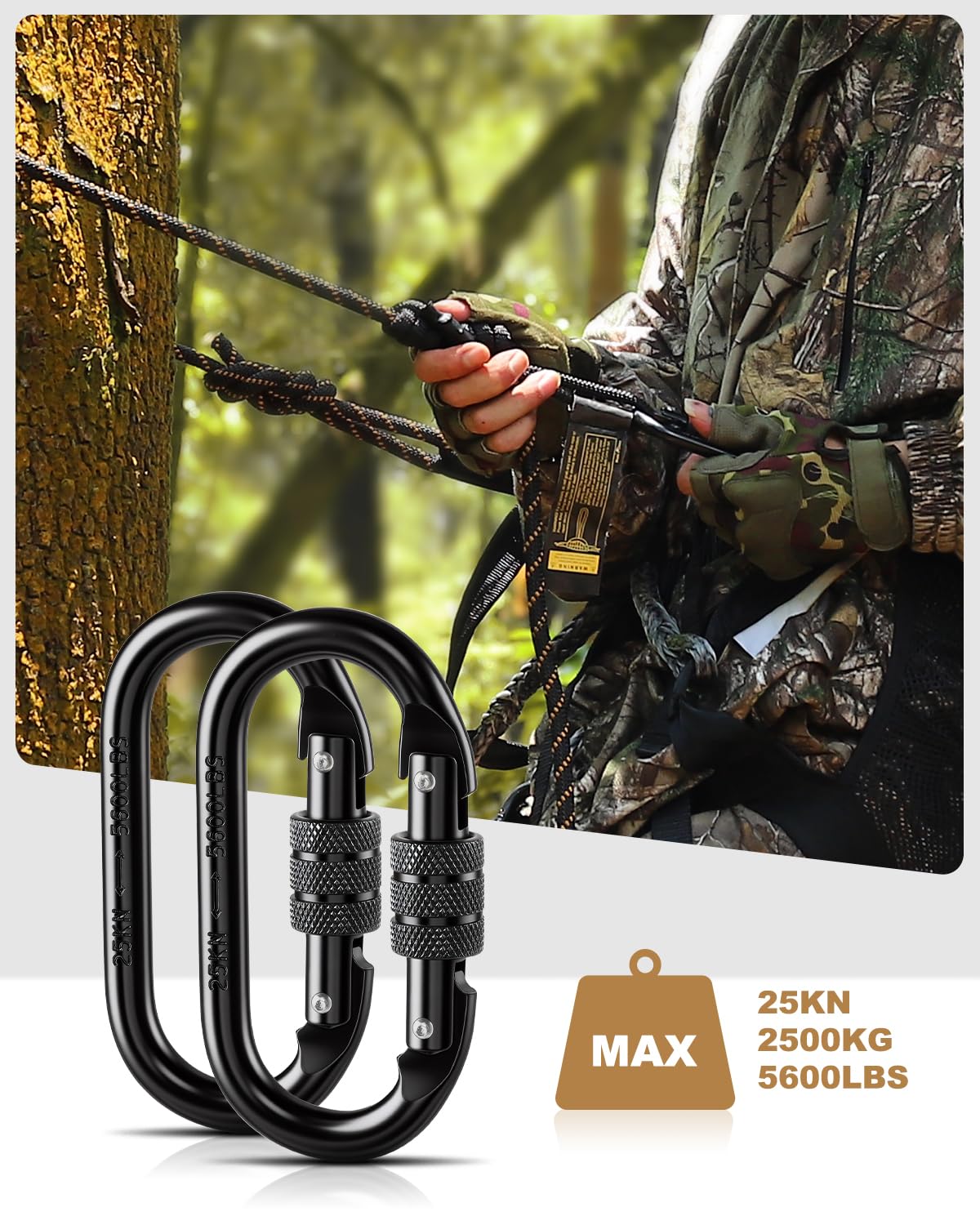 Lightweight Hunting Saddle with 2 Adjustable Safety Ropes X87671