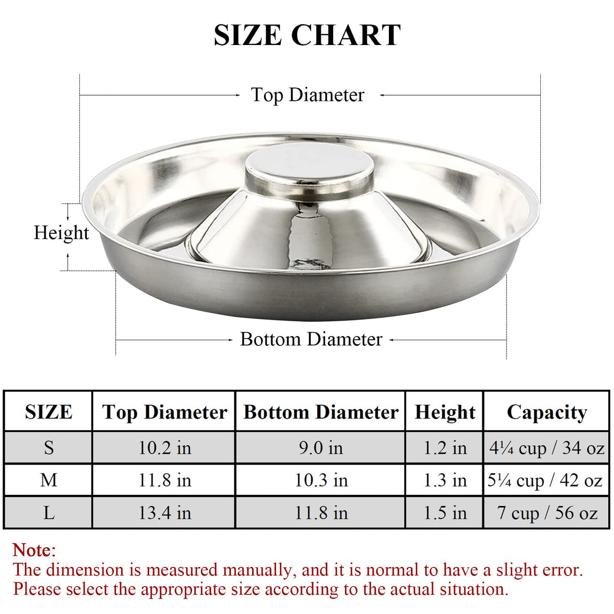 Stainless Steel Pet Bowl A63374