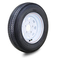 5.30-12 Trailer Tire Wheel 6-Ply White Spoke Rim D1650