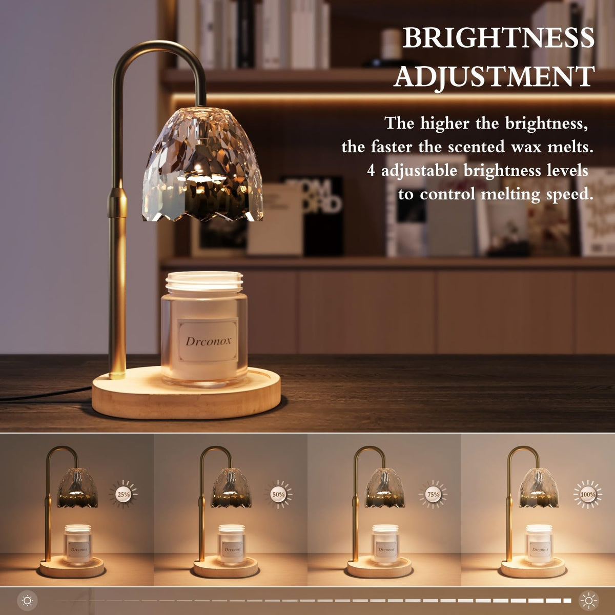 Candle Warmer Lamp with Timer Dimmable W16703