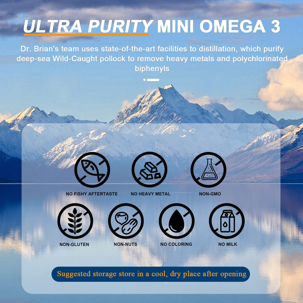 130 Softgel rTG Omega 3 Fish Oil Capsule with EPA/DHA Vitamin D E R2253