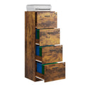 4 Drawer Wood File Cabinet L938