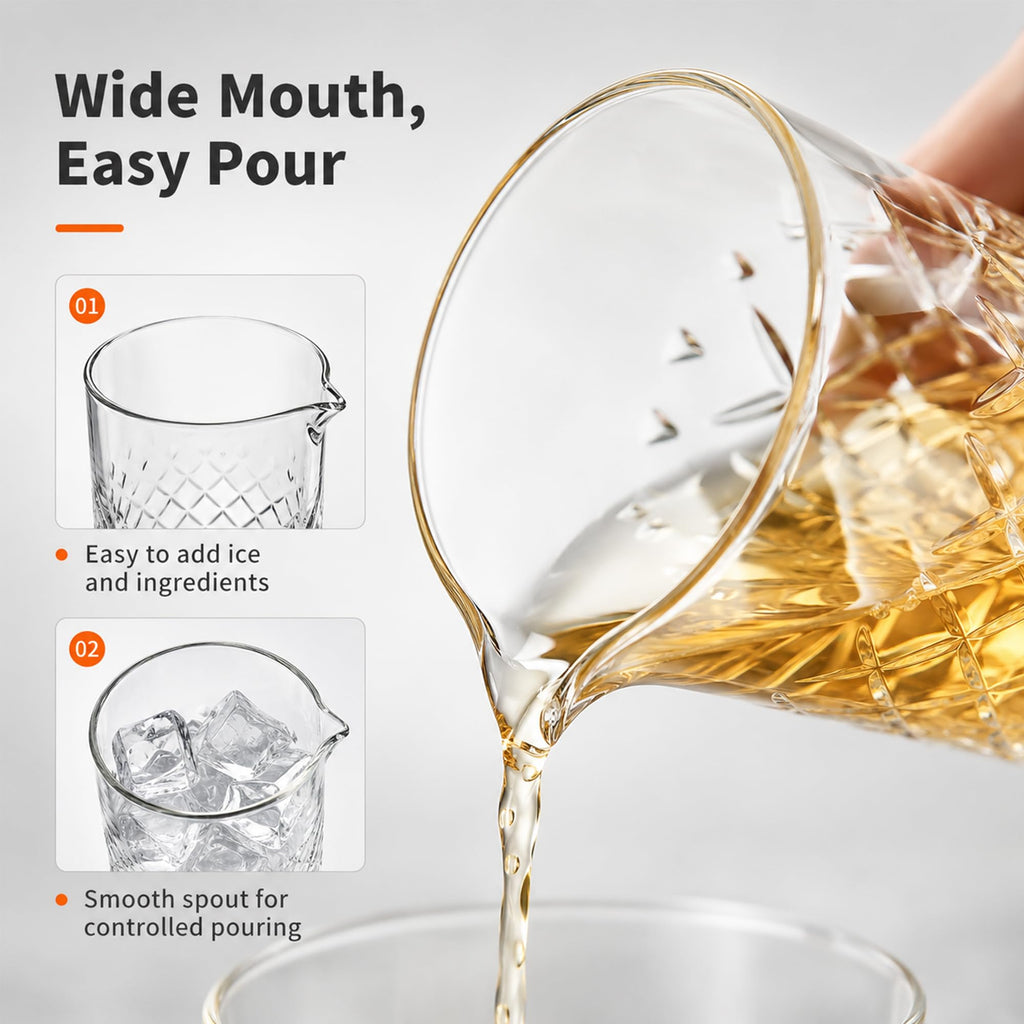 Cocktail Mixing Glass Set of 6 X45834