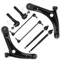 Front Lower Control Arm Suspension Kit with Ball Joint Tie Rods Y160
