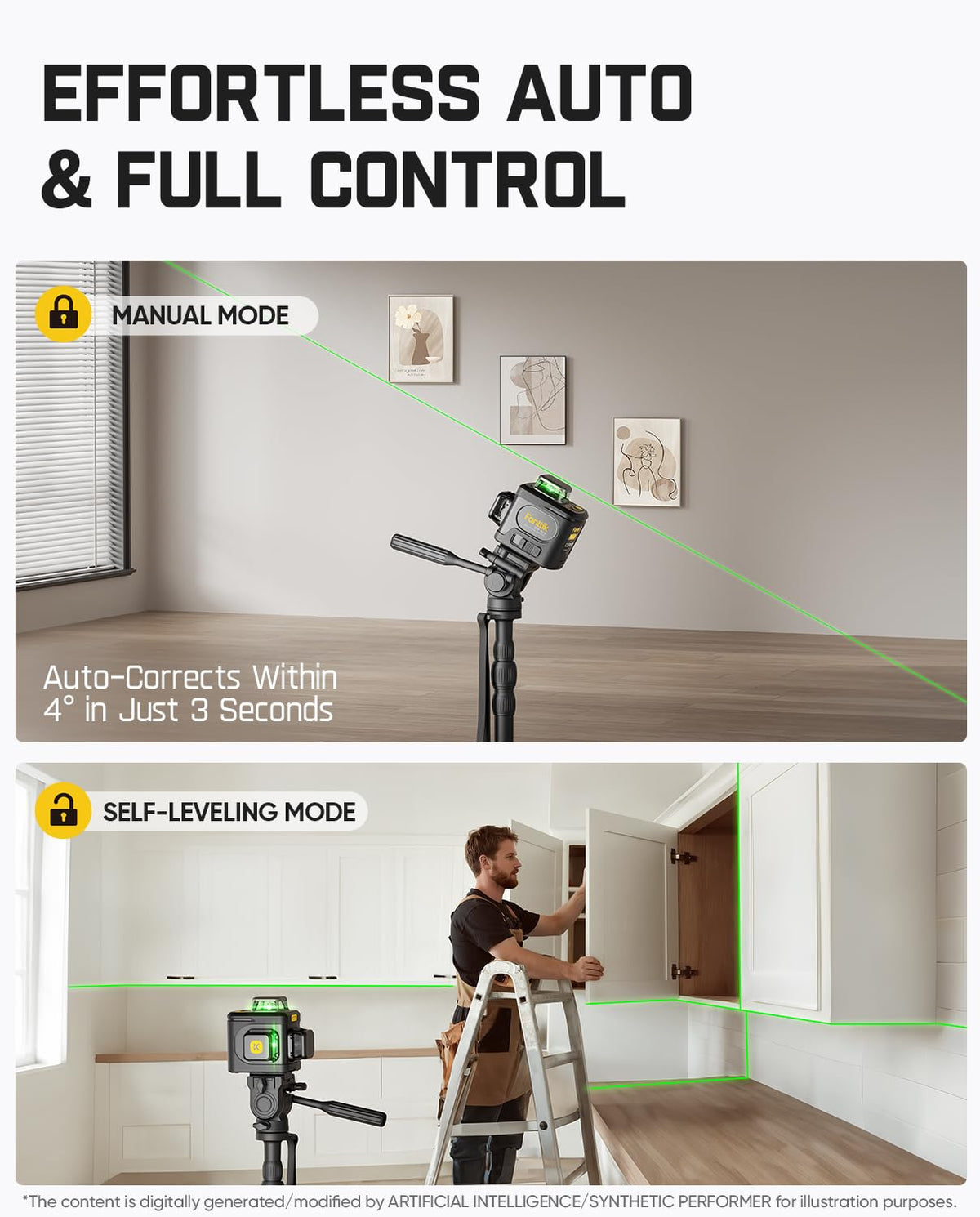 Laser Level 3x360° 16 Lines Self-Leveling K259836