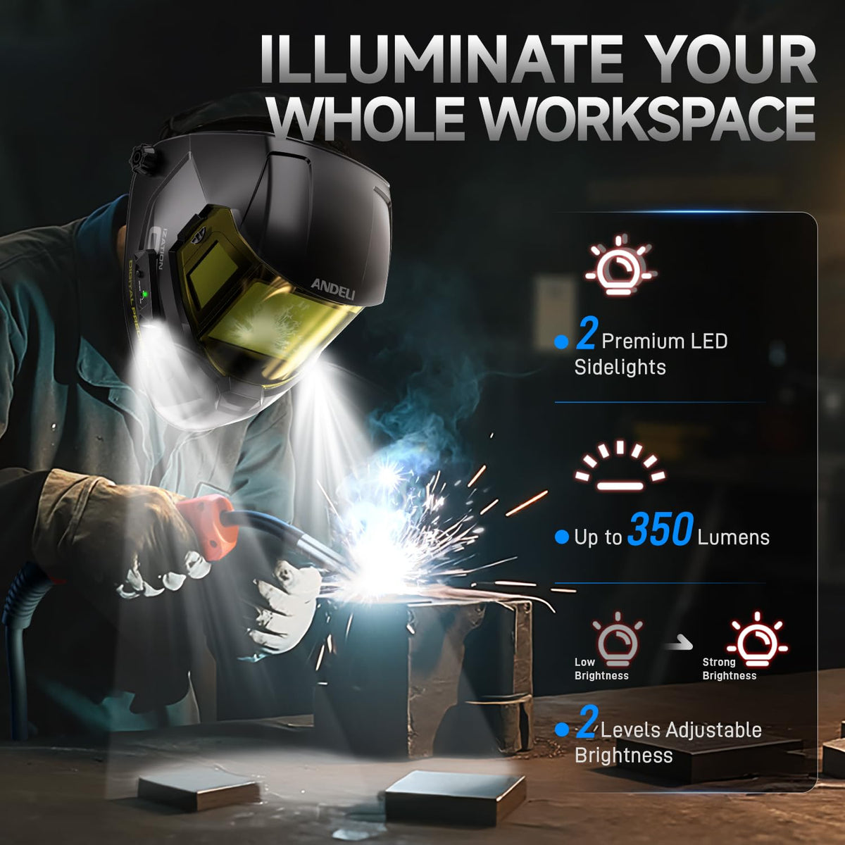 Auto Darkening Welding Helmet Y639