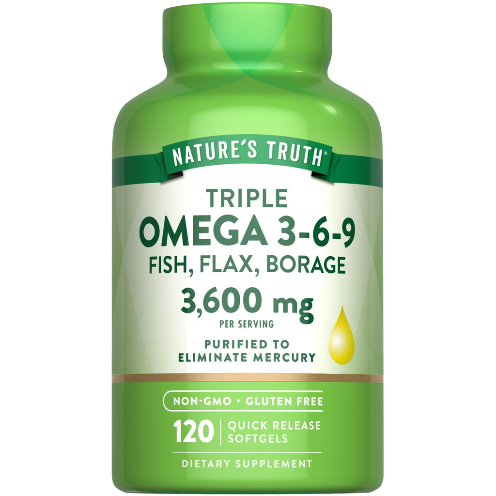 Omega 3-6-9 Softgels 3600mg 120 Count P824076