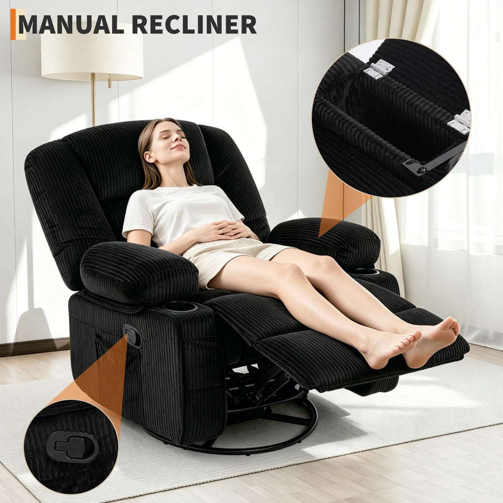 Oversized Swivel Rocker Recliner Chair M5664