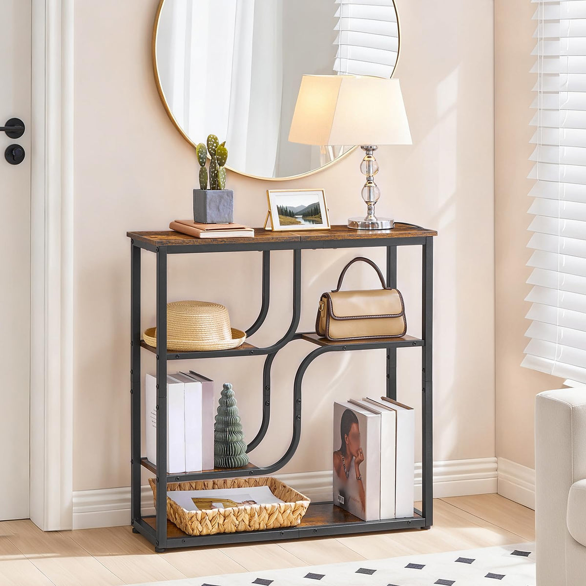 29.5" 5-Tier Narrow Console Table E21777