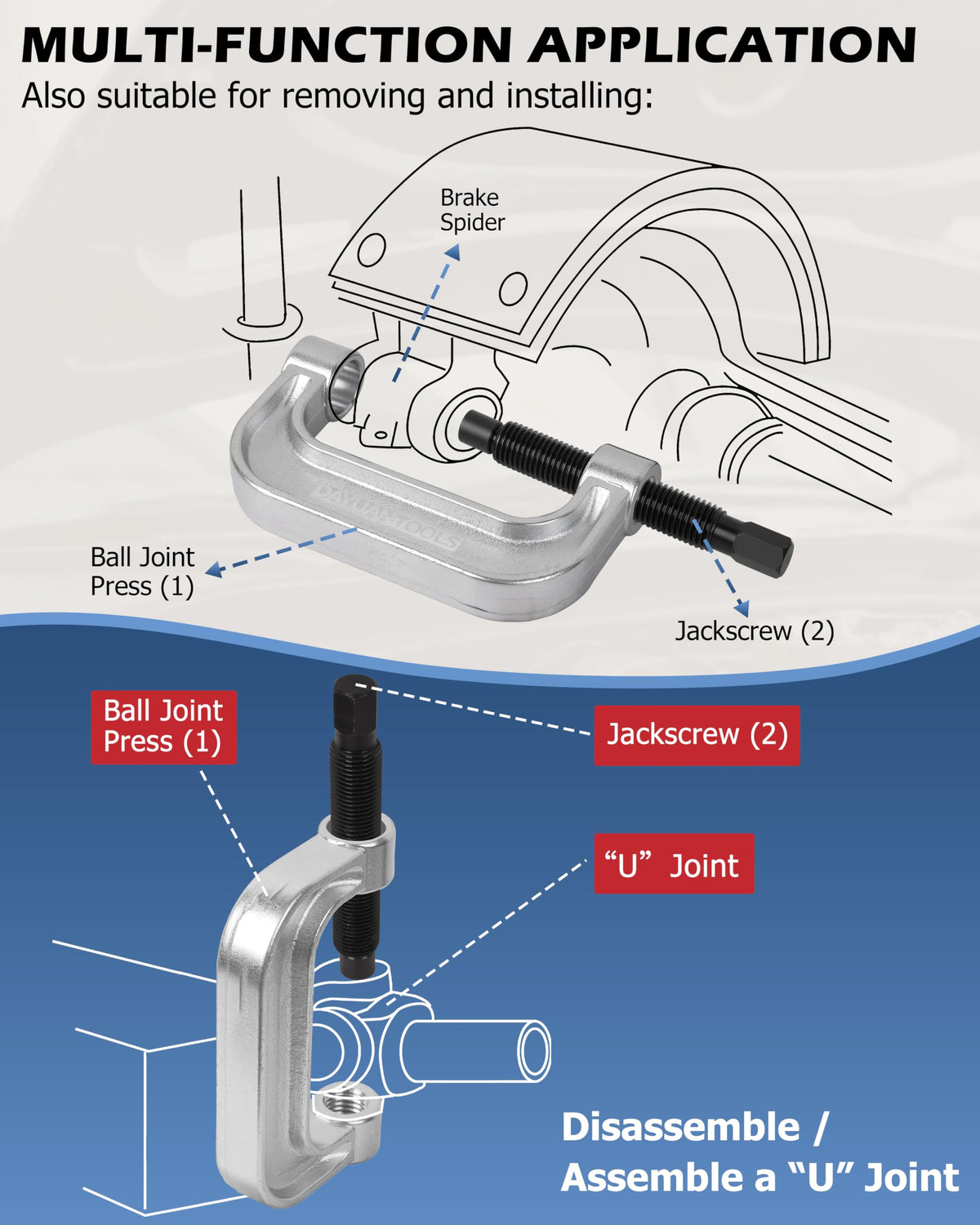 21 Pcs Ball Joint Press Service Kit P296