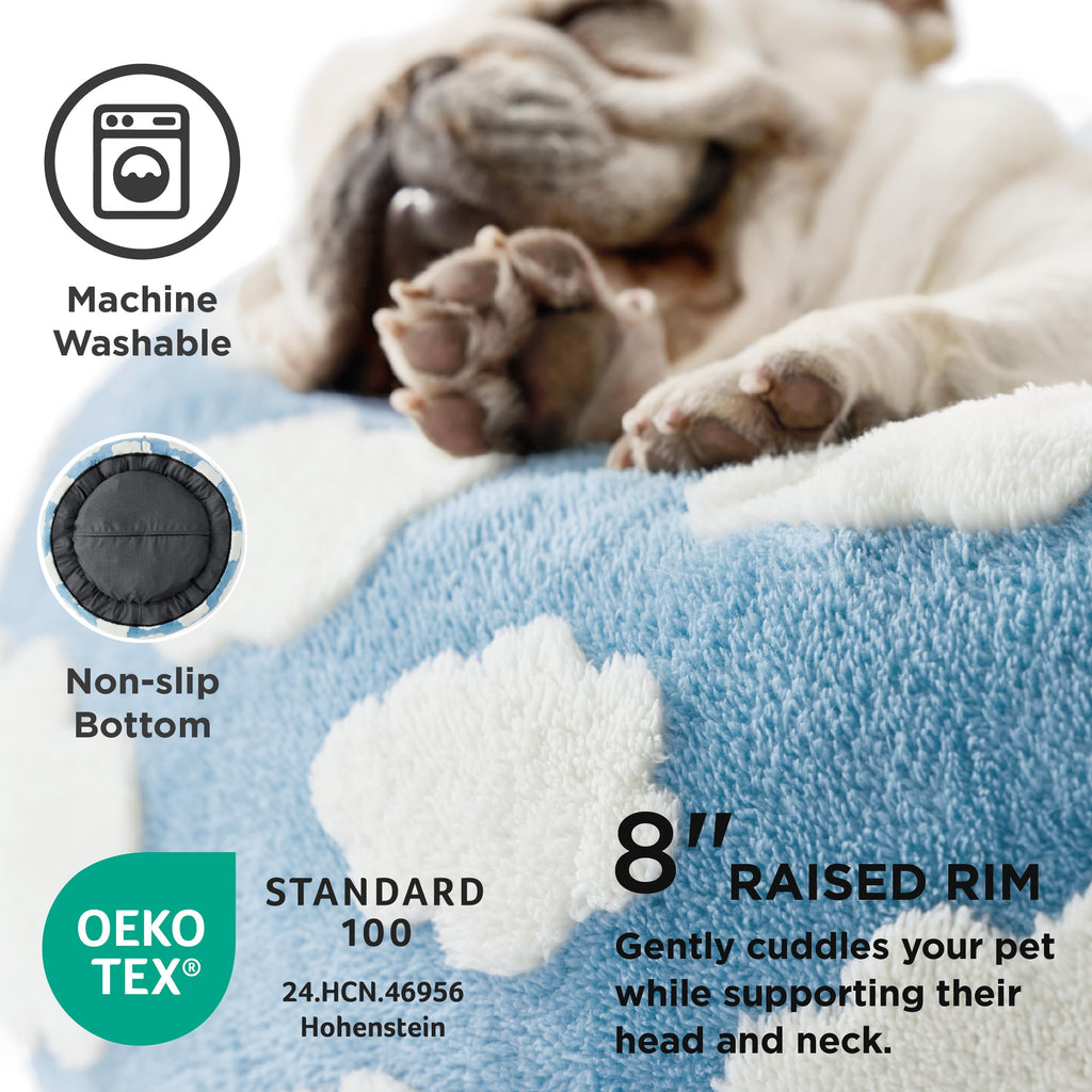 Blue 30x30x8in Dog Bed A77237