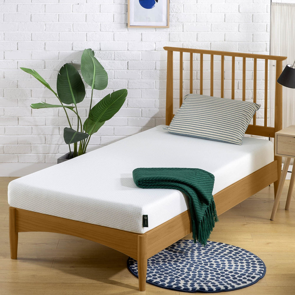 5 Inch Memory Foam Mattress, Twin, Medium Firmness, White K9982