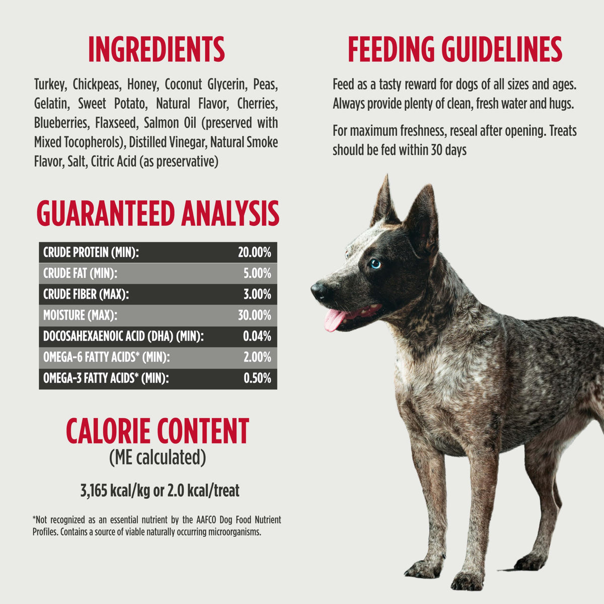 Turkey Recipe Grain-Free Low-Calorie Dog & Puppy Training Treats, 16 Ounce Pouch L878933