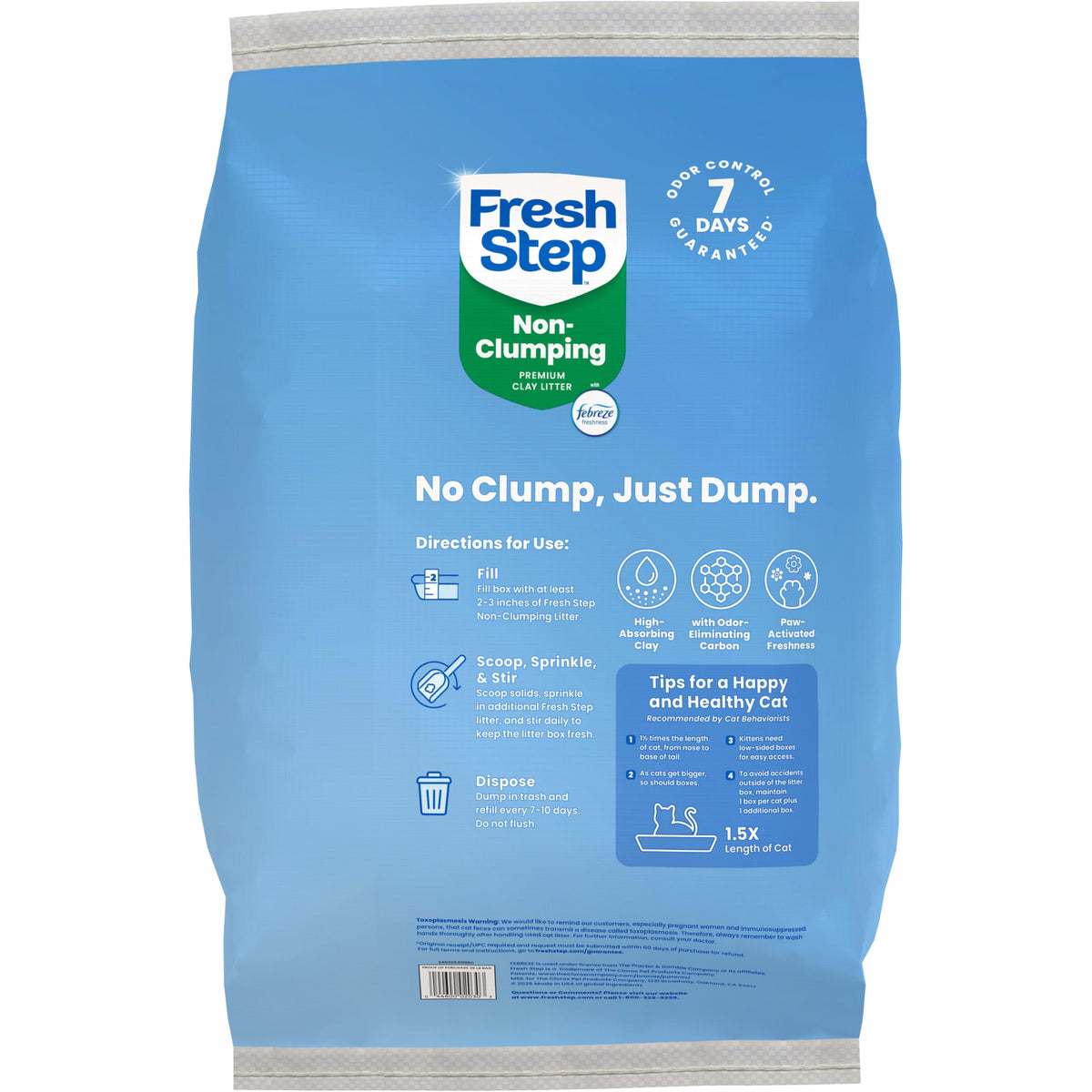 Non-Clumping Cat Litter with Odor Control, 35 lb. Bag S510850