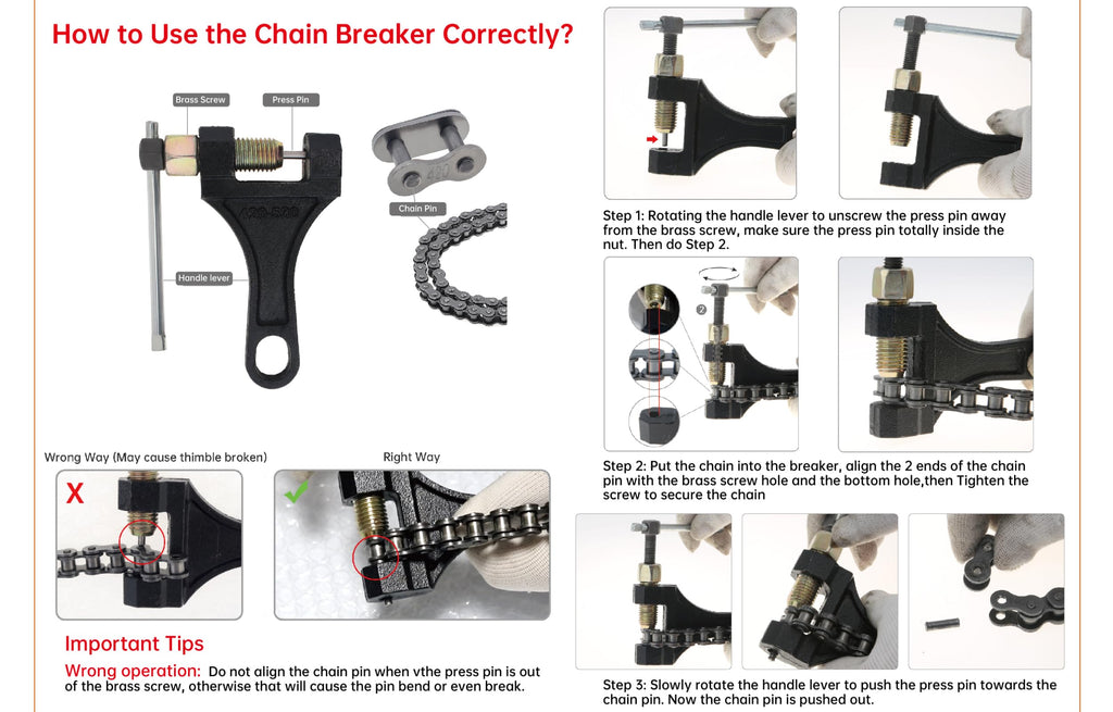 Chain Breaker Link Removal Tool N303029