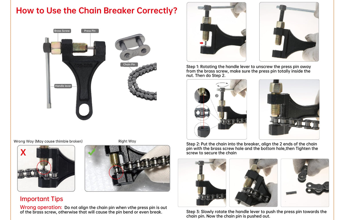 Chain Breaker Link Removal Tool N303029