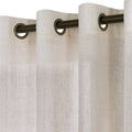 Beige Linen Curtains 2 Panels 84 Inches Long J1315