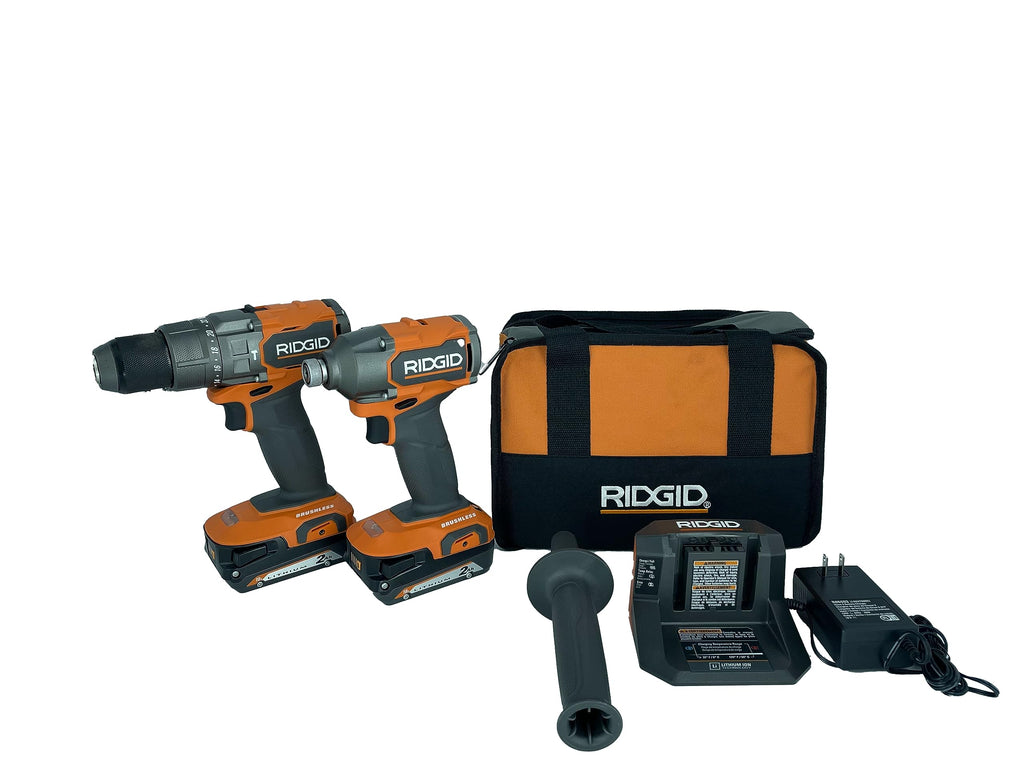 18V Brushless Drill/Driver and 3-Speed Impact Driver Kit with 2.0 Ah Batteries and Charger Y4882