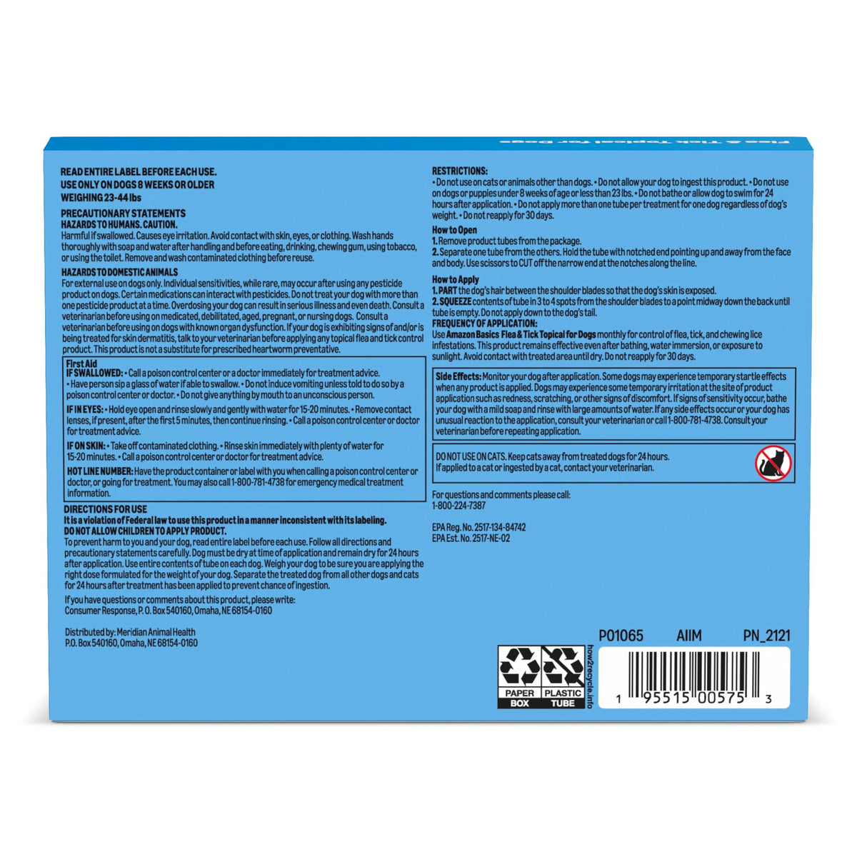 Flea and Tick Topical Treatment for Medium Dogs 3 Count E626436