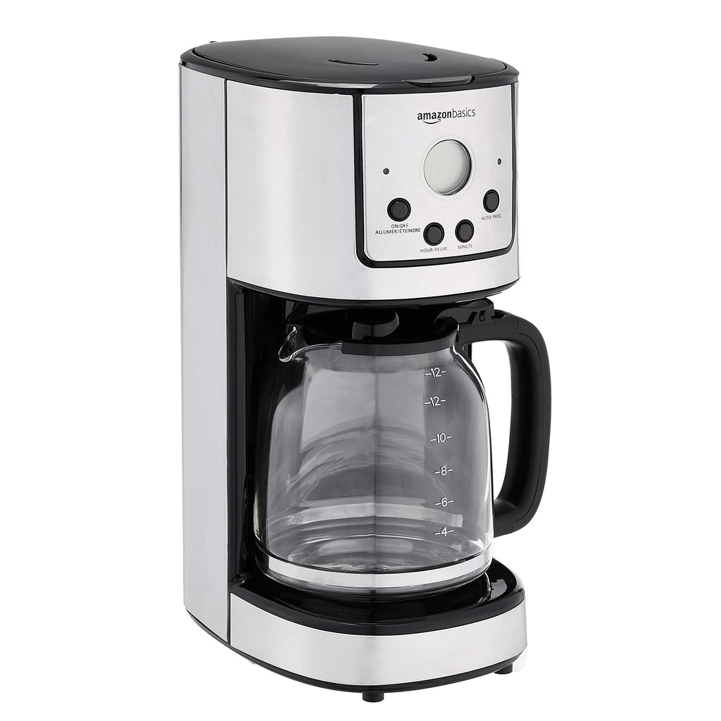 12 Cup Stainless Steel Programmable Coffeemaker S814453