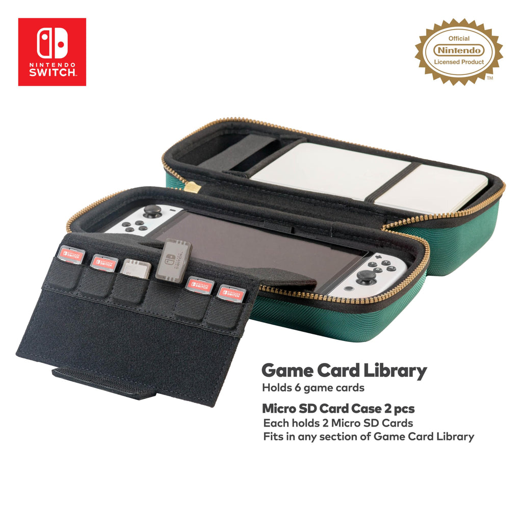 Green System Case for Nintendo Switch or OLED G777