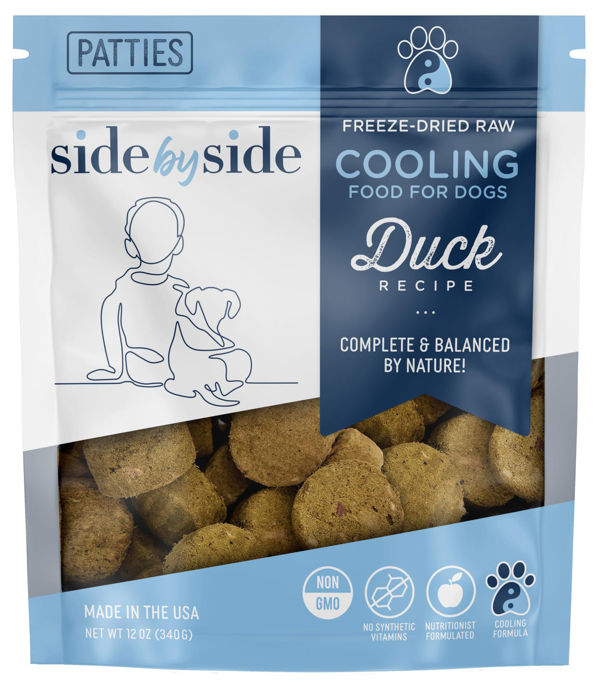 Freeze Dried Dog Food, 12 oz Z732